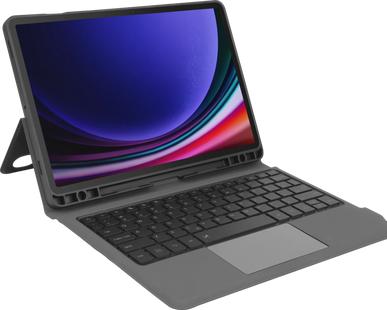 BlueBuilt Samsung Galaxy Tab S9/S9 FE/S10 FE/S10 Lite Toetsenbord Hoes QWERTY Zwart