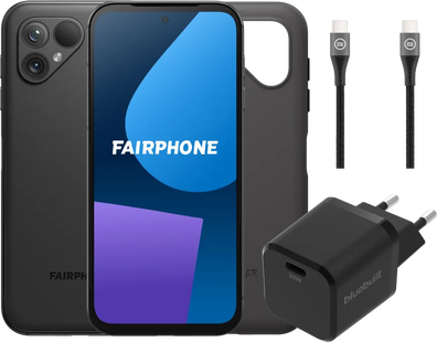 Fairphone 5 256GB Zwart 5G + Accessoirepakket