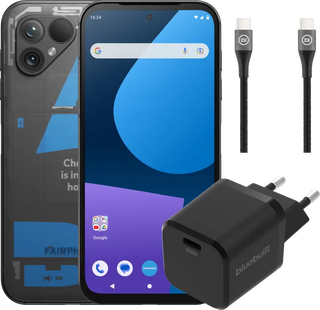 Fairphone 5 256GB Transparant 5G + Oplaadpakket