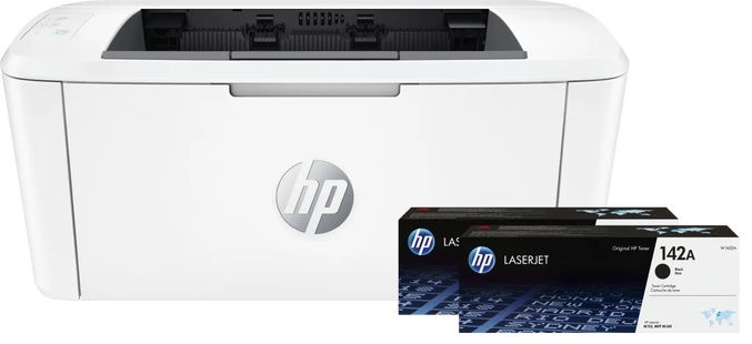 HP LaserJet M110w + 2 extra zwarte toners