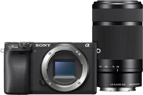 Sony Alpha A6400 + E PZ 16-50mm II + 55-210mm