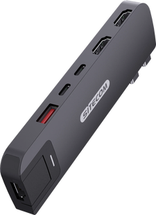 Sitecom MacBook Pro Multiport Hub 6 in 2 Zwart