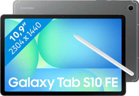 Samsung Galaxy Tab S10 FE 10,9 inch 128GB Wifi + 5G Grijs