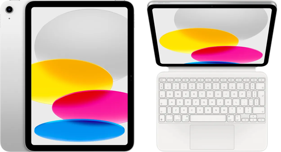 Apple iPad (2025) 11 inch 128GB Wifi Zilver + Apple Magic Keyboard Folio QWERTY Wit