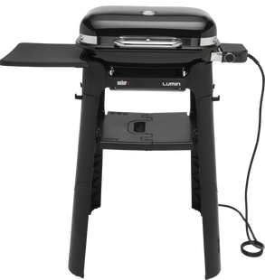 Weber Lumin Compact Black met Onderstel