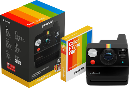 Polaroid Now+ 3 Zwart + Color Film (8 stuks)