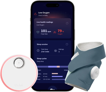 Owlet Dream Sock Bedtime Blue OW-DS-BL