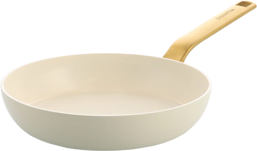 Greenpan Evolution koekenpan 24 cm Cream White