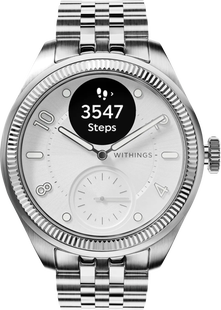 Withings ScanWatch Nova Brilliant Titanium Zilver 39mm