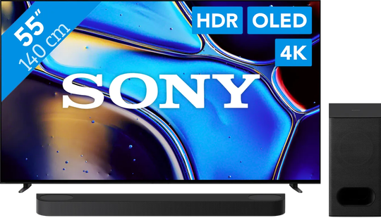 Sony 55 Bravia 8 OLED 4K (2024) + Sony Bravia Theatre Bar 6 Zwart