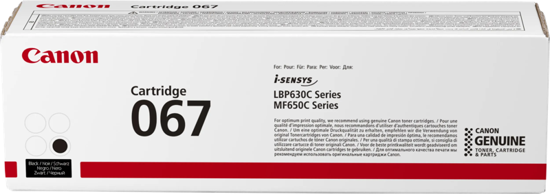 Canon 067 Toner Zwart