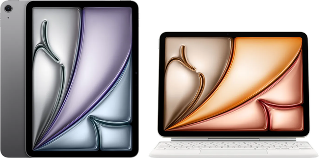 Apple iPad Air (2025) 13 inch 128GB Wifi Space Gray + Apple Magic Keyboard QWERTY Wit