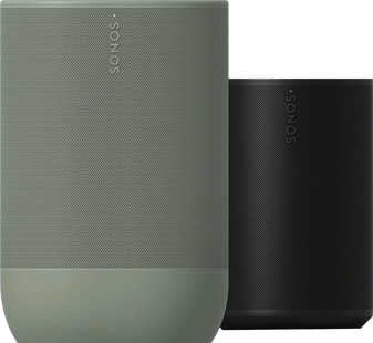 Sonos Move 2 Groen + Era 100 zwart