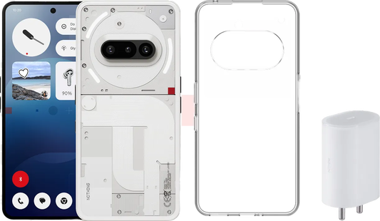 Nothing Phone (3a) 256GB Wit 5G + Accessoirepakket