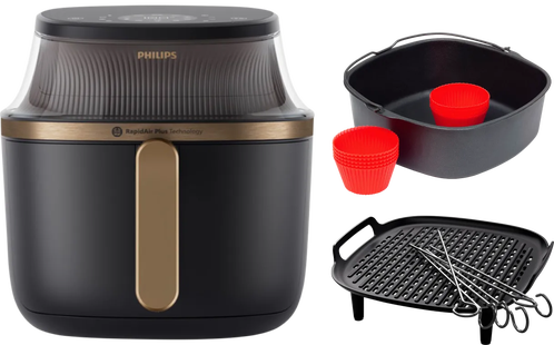 Philips Airfryer XXL 3000 Serie NA342/00 + Grillkit + Bakset
