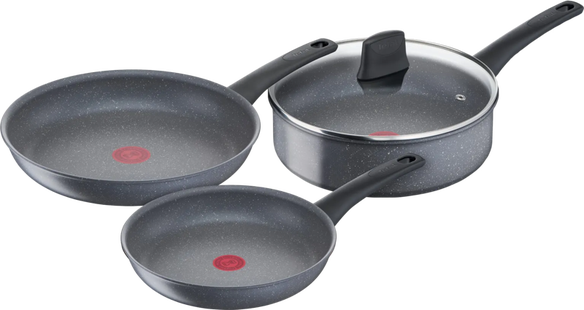 Tefal Healthy Chef Koekenpannenset 24 + 28 cm + hapjespan 24 cm + deksel