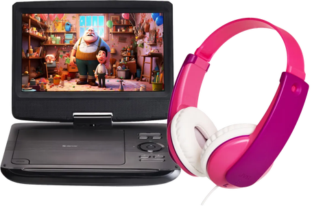 Denver MT-1097 + JVC HA-KD7 Roze