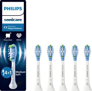 Philips Sonicare Premium Plaque Defense HX9045/87 Wit (5 stuks)