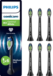Philips Sonicare Optimal White HX6066/88 Zwart (6 stuks)