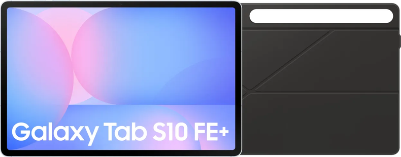 Samsung Galaxy Tab S10 FE Plus 13,1 inch 128GB Wifi Lichtblauw + Book Case Zwart