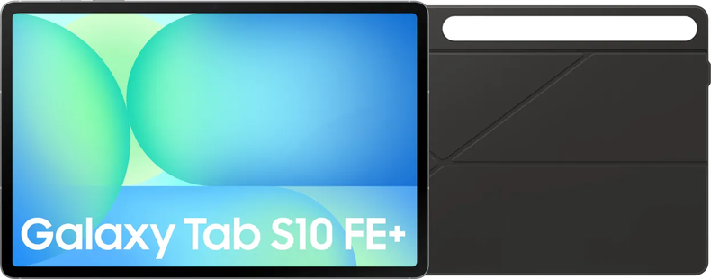 Samsung Galaxy Tab S10 FE Plus 13,1 inch 256GB Wifi Grijs + Book Case Zwart