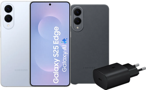 Samsung Galaxy S25 Edge 512GB Blauw 5G + Accessoirepakket