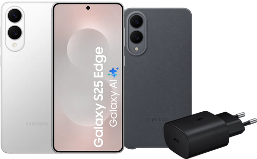 Samsung Galaxy S25 Edge 256GB Zilver 5G + Accessoirepakket