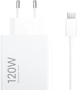 Xiaomi Hypercharge Power Delivery Oplader 120W + Usb A naar Usb C Kabel (1m) Wit
