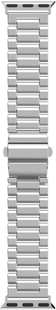 Just in Case Rvs Bandje Zilver voor Apple Watch 40/41/42 mm