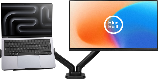 BlueBuilt Universele Laptophouder voor Monitorarmen