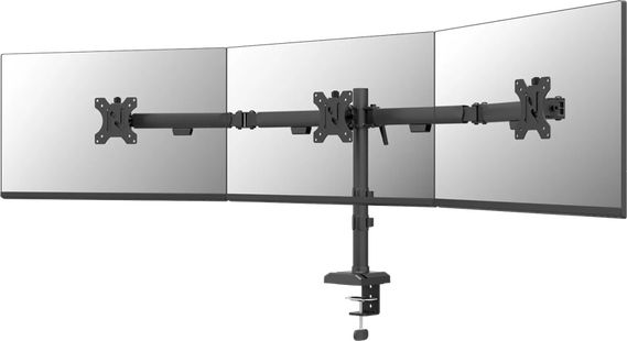 Neomounts NERO DS60-600BL3 Monitorarm Zwart