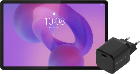 Lenovo Idea Tab Pro 12,7 inch 256GB Wifi Grijs + BlueBuilt Oplader