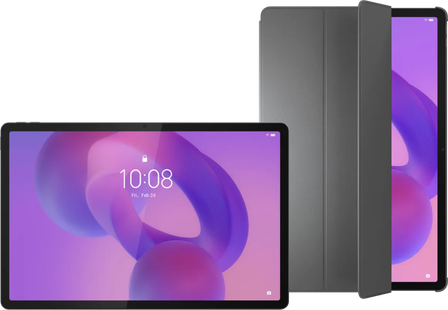 Lenovo Idea Tab Pro 12,7 inch 256GB Wifi Grijs Mat Scherm + Book Case Grijs