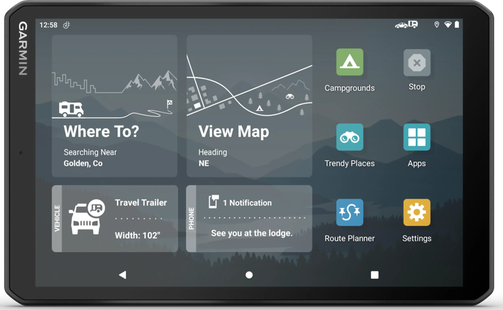 Garmin Camper 895 Camper en Caravan Europa