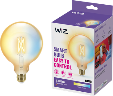 WiZ Smart Filament lamp Globe XL - Warm tot Koelwit Licht - E27