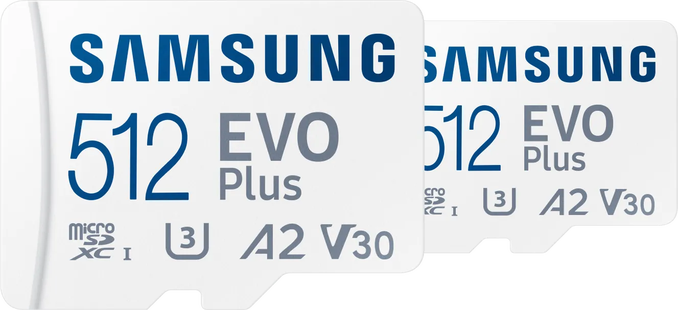 Samsung Micro SDXC EVO Plus 512 GB Duo Pack