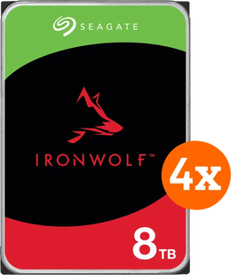 Seagate Ironwolf 8TB - 4-pack