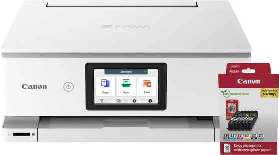 Canon PIXMA TS8751 + 1 set extra cartridges + fotopapier