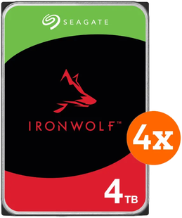 Seagate Ironwolf 4TB - 4-pack
