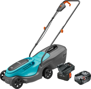 Gardena PowerMax 30/18V P4A Set + Bosch Starterset 18V 4,0 Ah