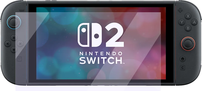 BlueBuilt Blauw Licht Screenprotector Glas voor Nintendo Switch 2