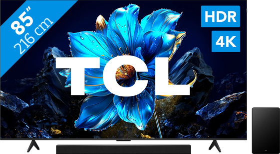 TCL 85 QLED P71K 4K (2025) + TCL Q65H