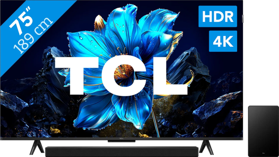 TCL 75 QLED P71K 4K (2025) + TCL Q65H