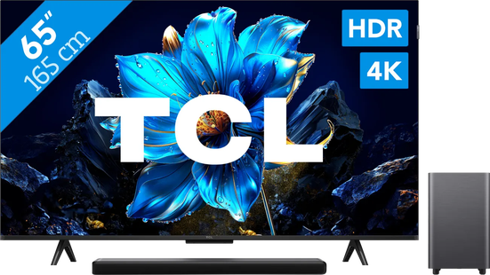 TCL 65 QLED P71K 4K (2025) + TCL S55H 2.1 Soundbar