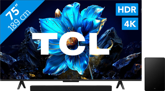 TCL 75 QLED P71K 4K (2025) + TCL Q75H