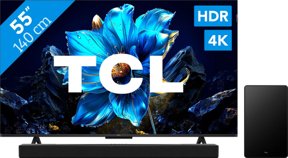 TCL 55 QLED P71K 4K (2025) + TCL Q65H