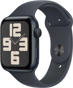 Apple Watch SE 2024 44mm Midnight Sportband S/M