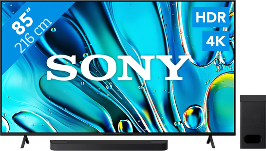 Sony Bravia 3 85 4K Led (2025) + Sony Bravia Theatre Bar 6 Zwart