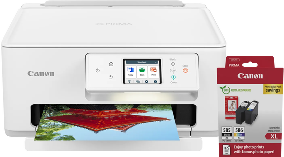 Canon PIXMA TS7650i + 1 set extra XL cartridges + fotopapier