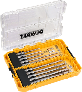 DeWalt 10-delige Extreme 2 SDS-Plus Boren Set Tough Case